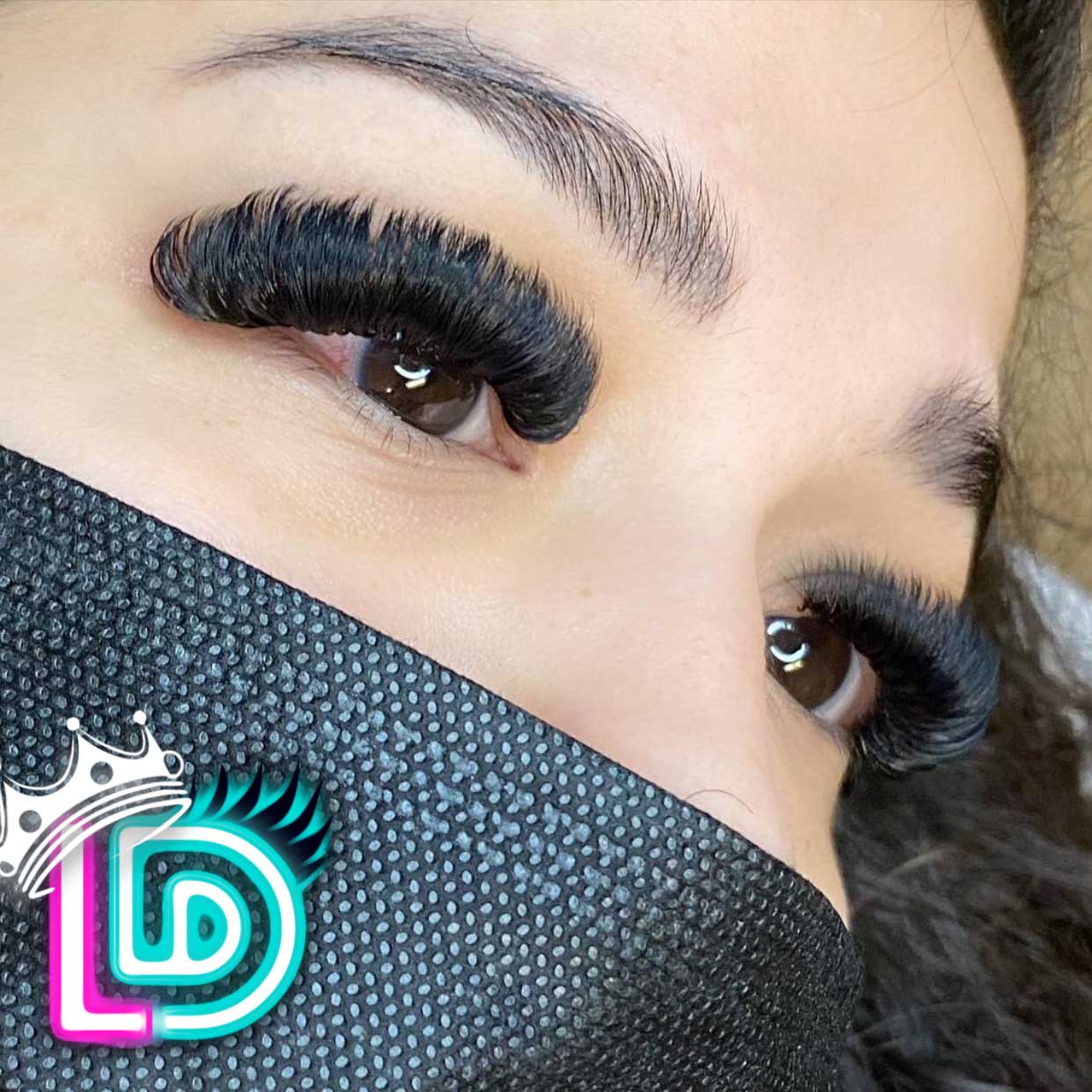 Beautiful and sexy eyelashes, made in the best and most luxurious salon in las vegas